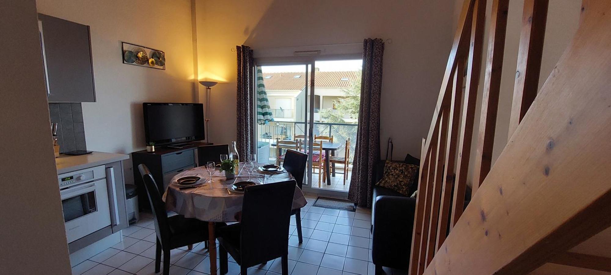 APPARTEMENT AU CALME AVEC PISCINE ET PARKING dans résidence securisée Saint-Jean-de-Monts Esterno foto